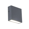 Lutec Gemini Xf sötétszürke LED kültéri fali lámpa (LUT-5104001118) LED 1 izzós IP54