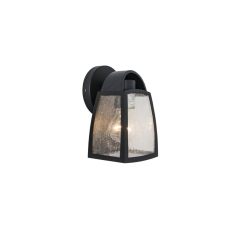 Lutec Kelsey Kültéri Fali Lámpa Small 1 Light E27 Black kültéri világítás