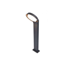 Lutec LED lámpatest , kültéri , állólámpa , 15W , meleg fehér , szürke , IP54 , LUTEC , POLO kültéri világítás