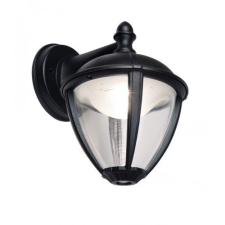 Lutec LED lámpatest , oldalfali , 9W , meleg fehér , fekete , kültéri ,150°,  IP44 , LUTEC , UNITE kültéri világítás