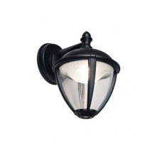 Lutec LED lámpatest , oldalfali , 9W , meleg fehér , fekete , kültéri ,150°, IP44 , LUTEC , UNITE kültéri világítás