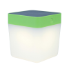 Lutec Lutec Table Cube P9080-3K-grn szolár asztali lámpa, 1W LED