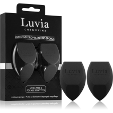 Luvia Cosmetics Diamond Drop Blending Sponge Set smink szivacs duo szín Black 2 db smink kiegészítő