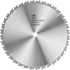 LUX keményfém körfűrészlap fához 450 mm 36 fog fűrészlap