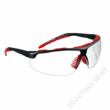 Lux Optical® STREAMLUX víztiszta karcmentes védőszemüveg, fekete szárral védőszemüveg