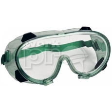 Lux Optical® Védőszemüveg Chimilux vegyszerálló oldalszellőző gombokkal eco víztiszta