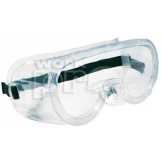 Lux Optical® Védőszemüveg Monolux gumipántos acetát szellőzőlyukakkal víztiszta