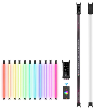 LUXCEO P120S RGB Videó LED Fény-cső -115cm Színes 30W 3000LUX 3000-5750K IP68 2700-9000K 10400mAh Fotós Lámpa stúdió lámpa