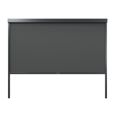LUXE kézi napellenző 270x218cm, 3 m-ig antracit kerti bútor
