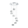 Luxera -62415 KNOX Króm Színű Függeszték LED 40W IP20