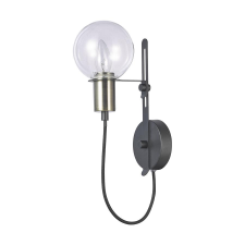 Luxera Abrazo antik réz-átlátszó falikar (LUX-64403) E14 1 izzós IP20 világítás