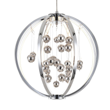 Luxera Galactica króm LED függesztett lámpa (LUX-61300) LED 1 izzós IP20 világítás