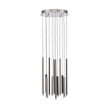 Luxera La króm-barna LED függesztett lámpa (LUX-64404) LED 1 izzós IP20 világítás