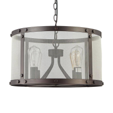 Luxera Lighting Iowa függeszték 4xe27/60w ø49,5cm - Prezent világítás