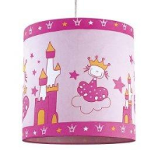 Luxera Lighting Lunetic gyermek függeszték 1xe27/60w pink ø27cm - Prezent világítás
