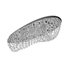 Luxera Luxera Elipthon 69046 kristály mennyezeti lámpa, 8x33W G9 világítás