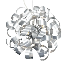 Luxera Ribbon króm-szürke függesztett lámpa (LUX-64348) G9 5 izzós IP20 világítás