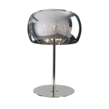 Luxera Sphera króm-átlátszó asztali lámpa (LUX-46053) G9 3 izzós IP20 világítás