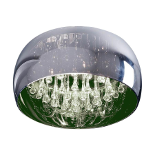 Luxera Sphera króm-átlátszó mennyezeti lámpa (LUX-46054) G9 5 izzós IP20 világítás