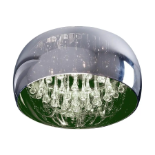 Luxera Sphera króm-átlátszó mennyezeti lámpa (LUX-46054) G9 5 izzós IP20 világítás