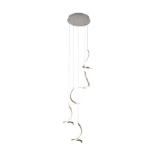  Luxera Trani króm LED függesztett lámpa (LUX-18200) LED 1 izzós IP20 világítás