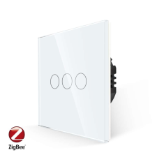 LUXION Hármas Üveg Érintőkapcsoló LUXION, ZigBee protokollal villanyszerelés