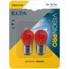 LUXLINE spol. s r.o. Elta Vision Pro PR21/5W jelzőizzó 12V 21W, piros, 2db/bliszter