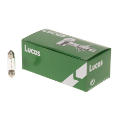 LUXLINE spol. s r.o. Lucas 6V C5W motorkerékpár jelzőizzó, 10db/csomag autó izzó, izzókészlet