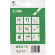 LUXLINE spol. s r.o. Lucas H3 autóizzó 12V 55W, 1db/bliszter autó izzó, izzókészlet