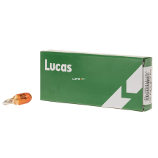 LUXLINE spol. s r.o. Lucas Standard 12V WY5W sárga jelzőizzó, 10db/csomag autó izzó, izzókészlet