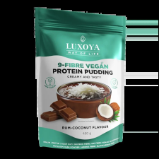 Luxoya 9-Fibre Vegan Protein Pudding 450 g - Rum-Kókusz ízű reform élelmiszer