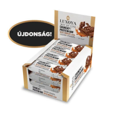 LUXOYA - CRUNCHY PROTEIN BAR - ROPPANÓS FEHÉRJE SZELET 12x45g - Karamella Csokoládé ízű vitamin és táplálékkiegészítő