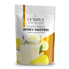 Luxoya Super Tasty Whey Protein 450g citromos sajtorta íz DOY vitamin és táplálékkiegészítő