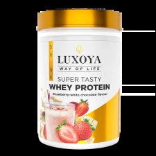 Luxoya Tejsavó koncentrátum italpor 450 g PET - Eper-Fehér csokoládé ízű reform élelmiszer