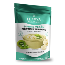 Luxoya Vegan Protein Puding 450g - Kivi-banán ízű vitamin és táplálékkiegészítő