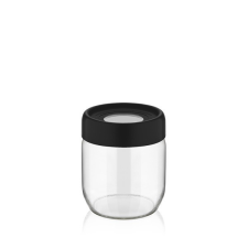 Luxplastic IRIS C-00114 Ring üveg tároló 425ml, fekete, elfántcsont vagy szürke színű konyhai eszköz