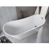 Luxury Alta szabadon álló fürdökád akril  170 x 75 cm, fehér,  leeresztö   fekete - 52141707500-B Térben álló kád