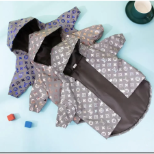  Luxury Designer Louis Vuitton Kutya esőkabát 3Szín – kék, 2XL S Kék kutyaruha
