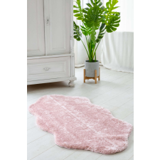 Luxury Emerald Luxury Shaggy (Pink) szőnyeg csúszásgátlóval amorf 80x150cm Rózsaszín lakástextília