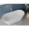 Luxury Luna szabadon álló fürdökád akril  180 x 80 cm, fehér,  leeresztö  króm - 52031808000 Térben álló kád