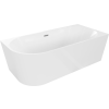 Luxury Mia szabadon álló fürdökád akril   jobbos  170 x 80 cm, fehér,  leeresztö  króm - 52691708000P Térben álló kád