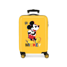  Luxus gyermek ABS utazótáska MICKEY MOUSE 3D Okkersárga, 55x38x20cm, 34L, 2921722