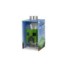  Luxus üvegpalack MINECRAFT 620ml, 00444 kulacs, kulacstartó