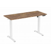 LVN System - Table Elektromosan állítható magasságú íróasztal - 140x60cm rusztikus barna ülő-/állómunkához - LVN System Lite LV1717
