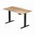 LVN System - Table Profi elektromosan állítható magasságú íróasztal 138x67cm Craft tölgy | Dupla motor - Memória - USB - Nagy teherbírás | LVN System Control Pro