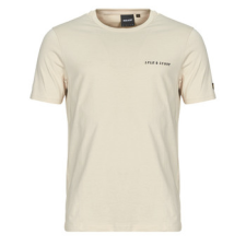 Lyle & scott Rövid ujjú pólók Embroidered T-Shirt Bézs EU XL férfi póló