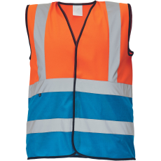  LYNX DUO HV mellény narancs/royal 3XL