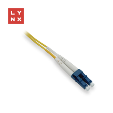 LYNX Fiber Optic LC Összekötő Sárga 15m LX-DPX-LC/LC-OS2-15 kábel és adapter