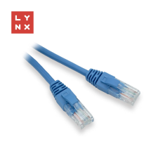 LYNX UTP CAT5E Összekötő Kék 20m LX-UTP5E-200-BLUE kábel és adapter