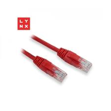 LYNX UTP CAT5E Összekötő Piros 7m LX-UTP5E-070-RED kábel és adapter